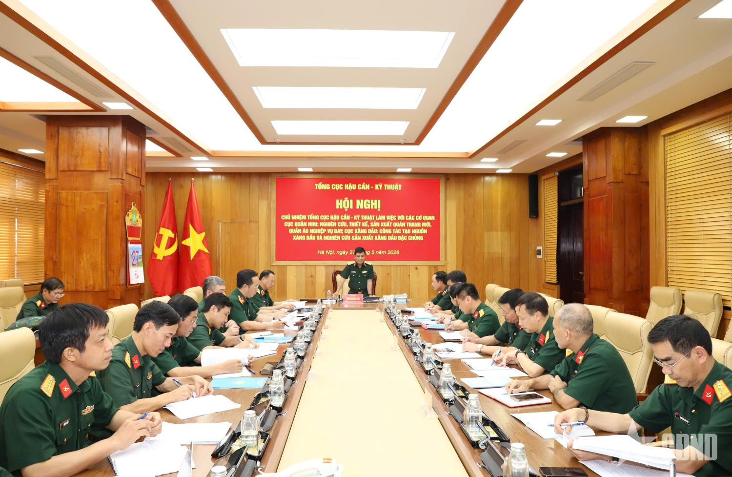 Chủ động tạo nguồn, nghiên cứu nâng cao chất lượng công tác quân nhu, xăng dầu